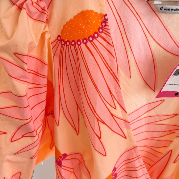 NWT KATE SPADE FALLING FLOWERS WRAP DRESS SIZE 0 - Picture 8 of 8